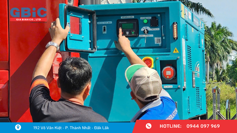 Máy phát điện container lạnh EXT25KFD tại GBiC