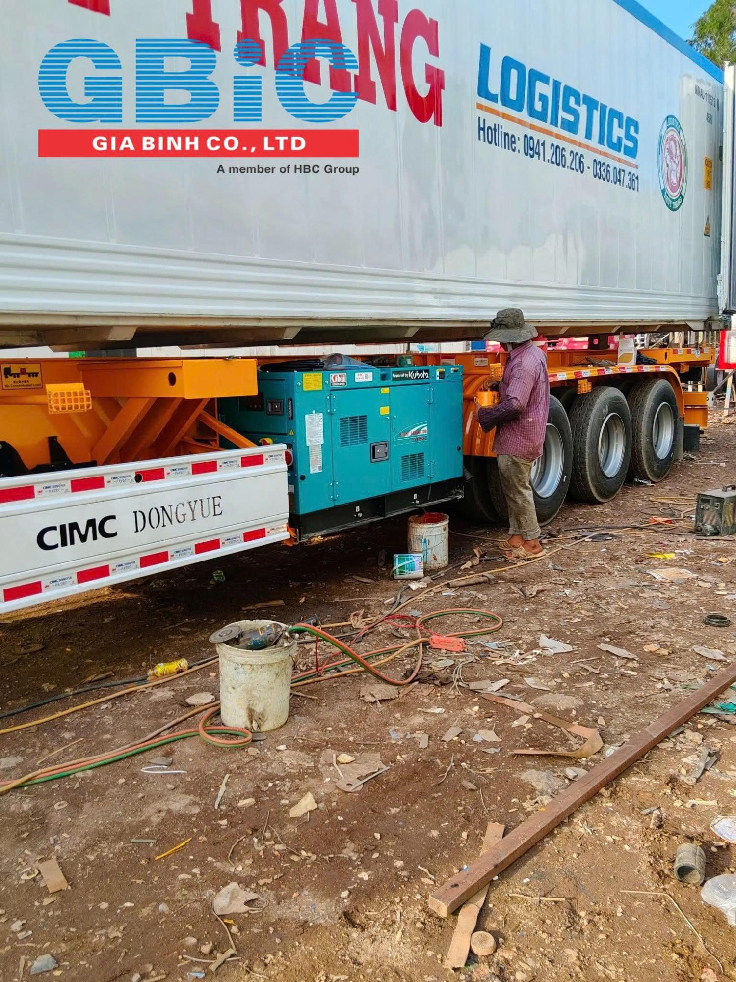 Máy phát điện Kibii EXT25KFD – Giải pháp nguồn điện chuyên dụng cho container lạnh