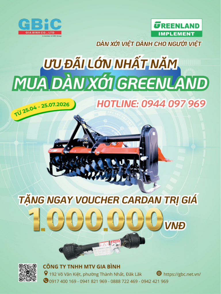 Chương trình khuyến mãi dàn xới Greenland