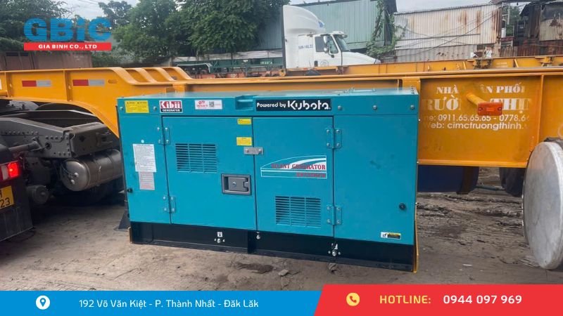 Máy phát điện xe container lạnh Kibii EXT25KFD