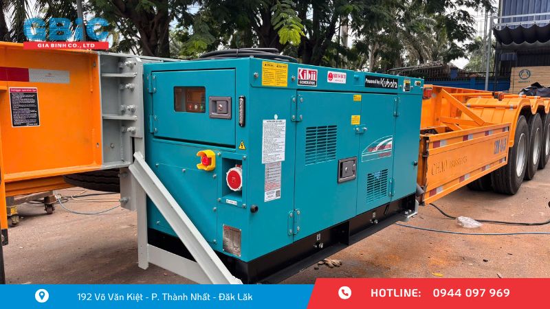 Máy phát điện xe container lạnh Kibii EXT25KFD
