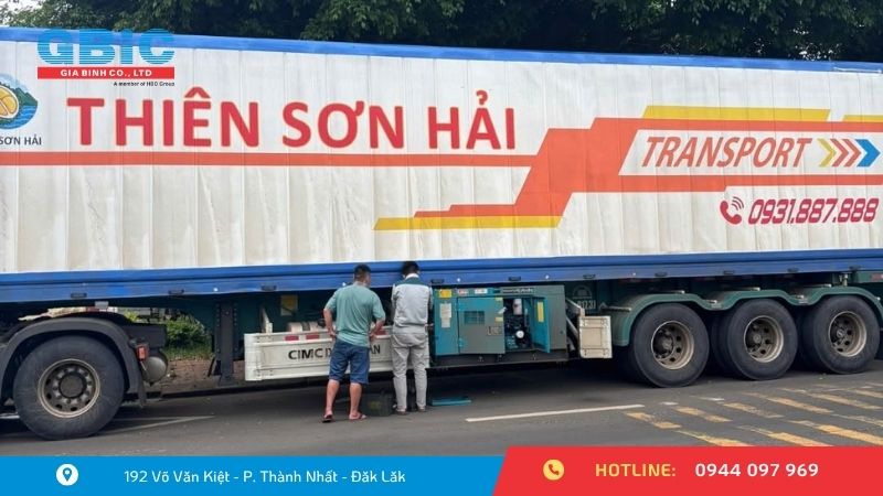 Kibii EXT25KFD – máy phát điện chuyên dụng cho xe container lạnh