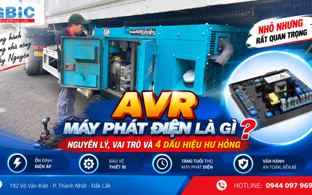 AVR MÁY PHÁT ĐIỆN LÀ GÌ ? NGUYÊN LÝ, VAI TRÒ VÀ 4 DẤU HIỆU HƯ HỎNG