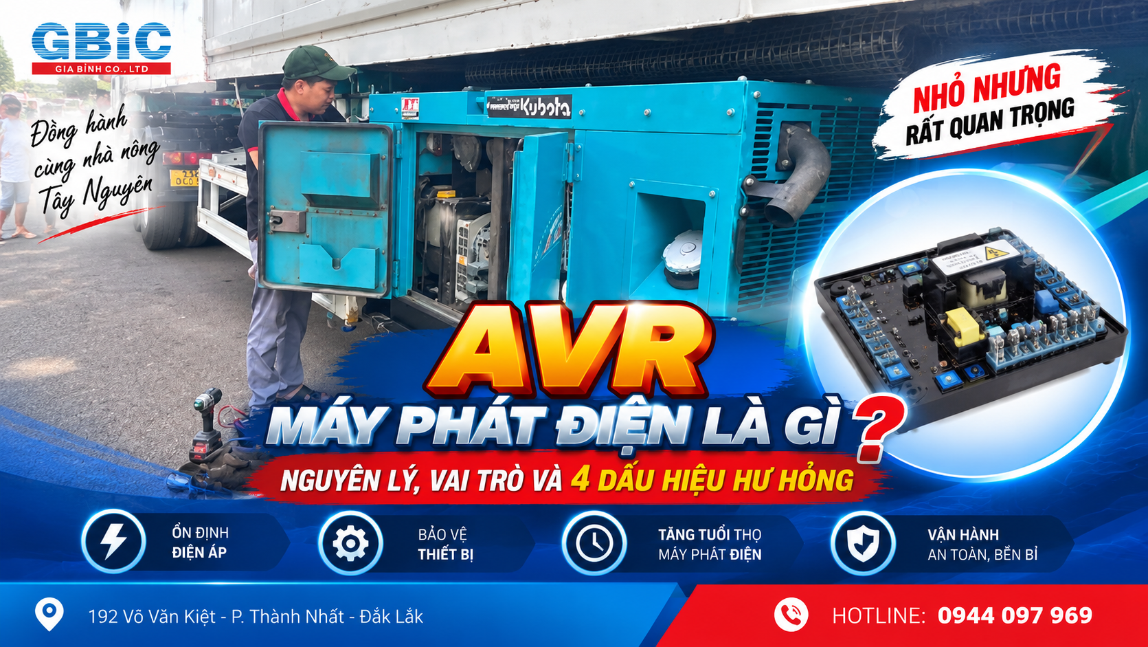 AVR MÁY PHÁT ĐIỆN LÀ GÌ