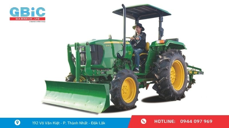 Máy kéo John Deere 5040D - Giảm chi phí vận hành, tăng hiệu quả làm việc