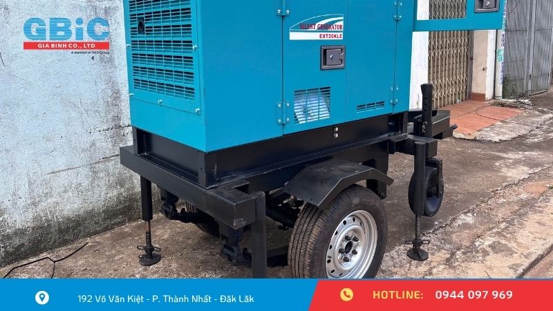 Cấu tạo của hệ thống máy phát điện gắn rơ moóc