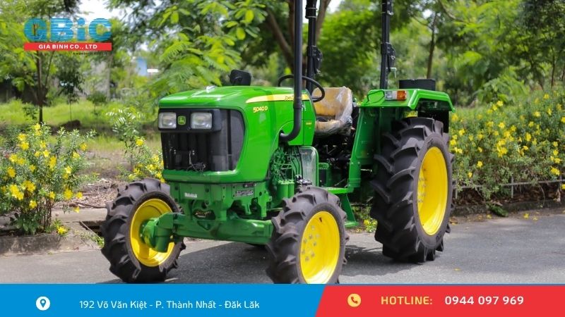 Máy kéo John Deere 5040D 40HP 4WD: Đa dụng cho nông hộ & trang trại 