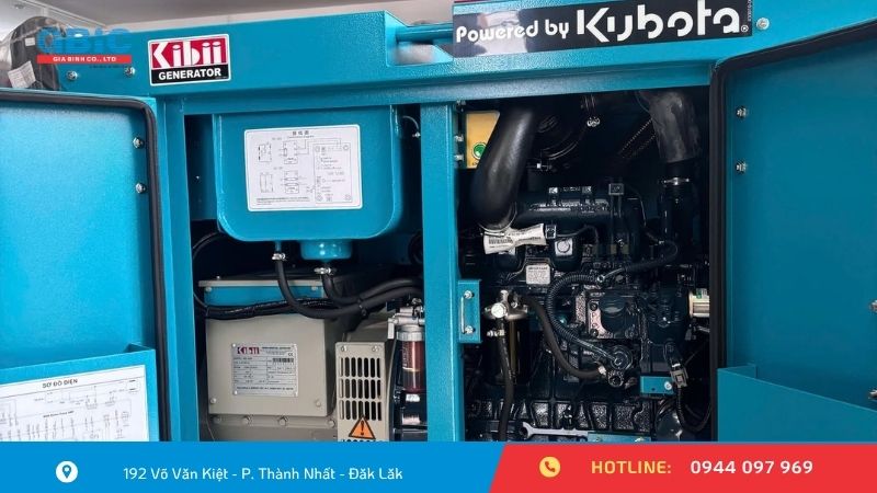 Máy phát điện Kibii động cơ Kubota Nhật Bản – Hướng đến độ bền và hiệu quả vận hành
